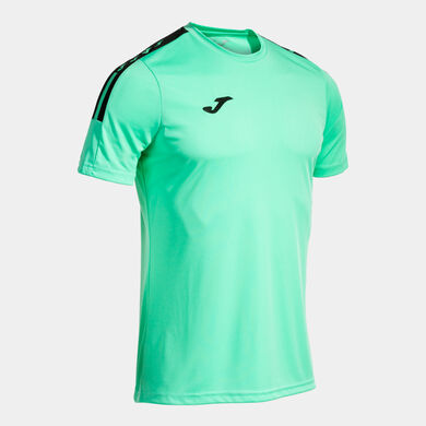 Camiseta manga corta hombre Olimpiada verde negro