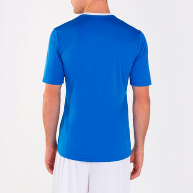 Shirt short sleeve man Winner royal blue white