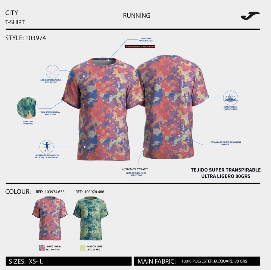 CAMISETA MANGA CORTA R-CITY HYDROGEN