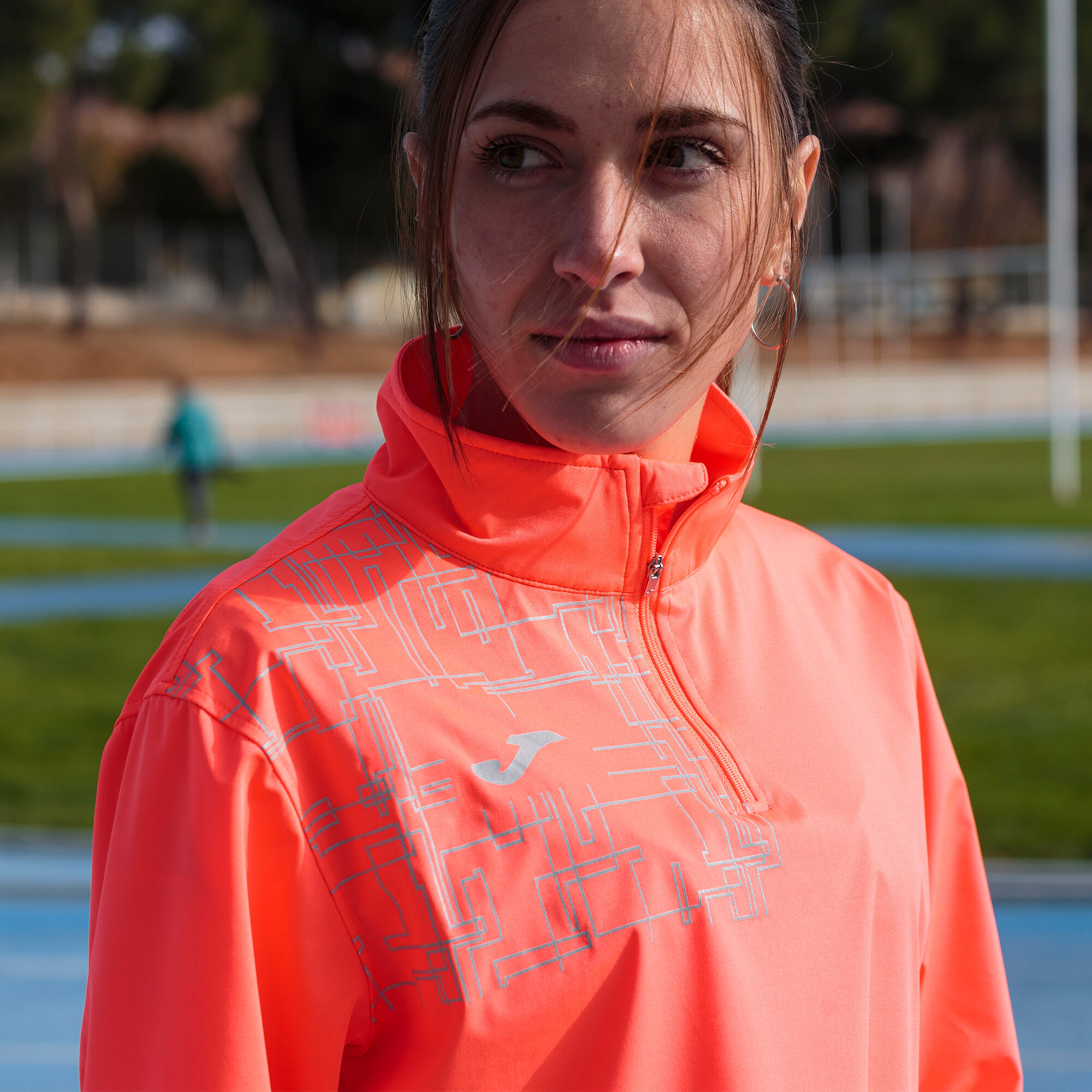 Sudadera 2025 coral mujer