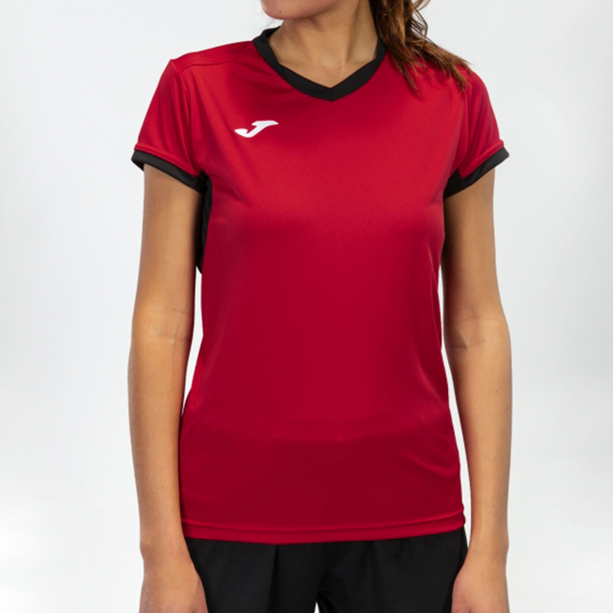 Shirt sleeve woman Championship IV red black
