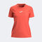 T-shirt manga curta mulher R-City coral