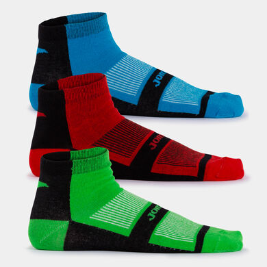 CALZINI UOMO ELITE BLU VERDE ROSSO