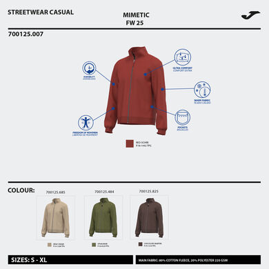 Giacca unisex Mimetic beige