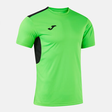 Shirt short sleeve man Winner IV fluorescent green black