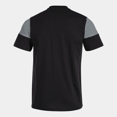 Maglia a manica corta uomo Crew V nero grigio