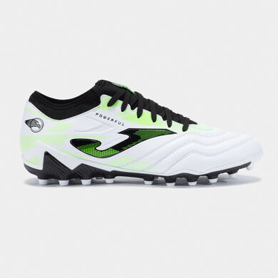 Chaussures football Powerful 25 terrain souple SG blanc noir
