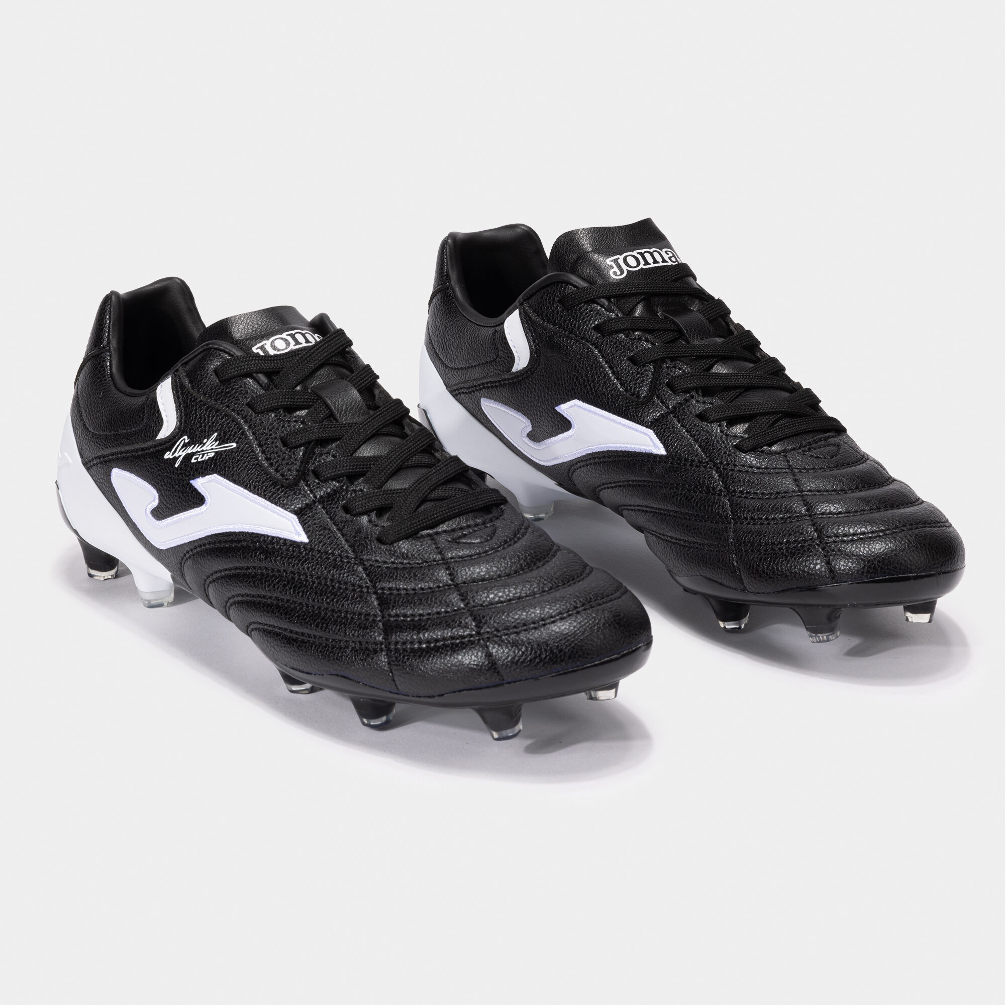 Football boots Aguila Cup 24 firm ground FG black white