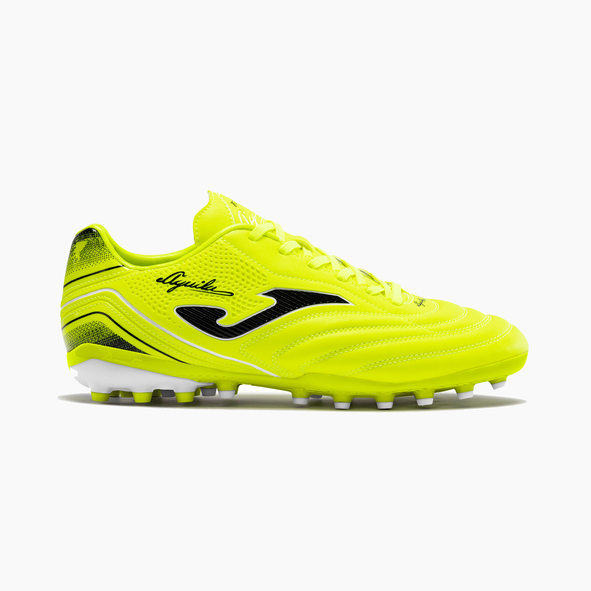 Chaussures football Aguila 24 gazon synthétique AG jaune fluo