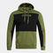 Felpa con cappuccio uomo Urban Street verde