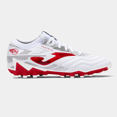Chaussures football Powerful 25 gazon synth&eacute;tique AG blanc