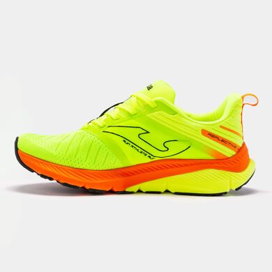 Zapatillas running Fenix 22 hombre amarillo flúor naranja flúor