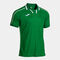 T-shirt manga curta homem verde branco