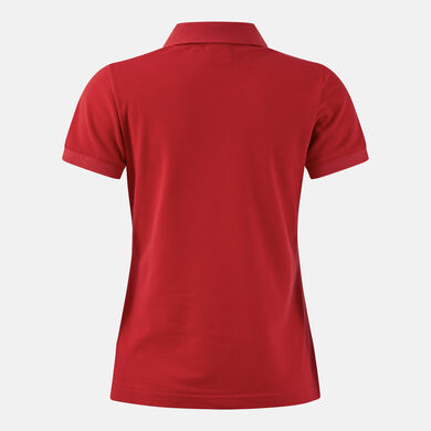 Polo shirt short-sleeve woman Bali III red