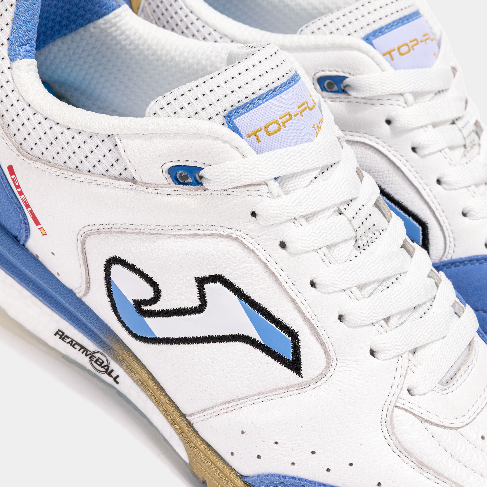 Futsal shoes Top Flex Rebound 25 Luciano Gauna indoor white sky