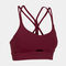 Brassière de sport femme Core bordeaux