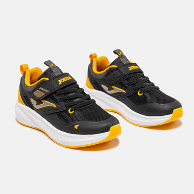 Zapatillas running Ferro Jr 26 junior negro naranja