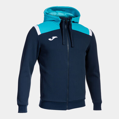 Chaqueta con capucha hombre Toledo marino turquesa flúor