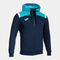 Chaqueta con capucha hombre Toledo marino turquesa flúor