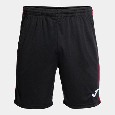 Bermuda hombre Open III negro rojo