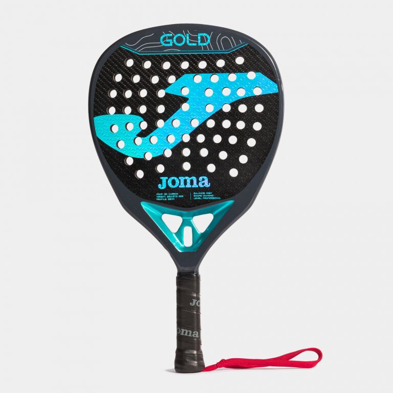 Padel racket Gold black turquoise