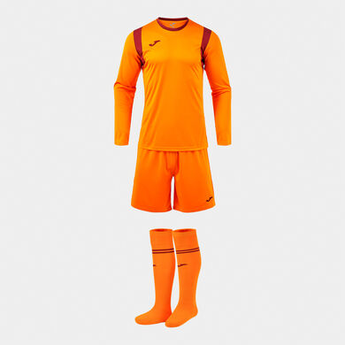 Conjunto homem Zamora XI laranja fluorescente granada
