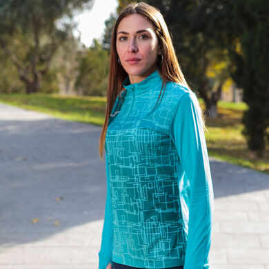 Bluza kobiety Elite VIII turkusowy