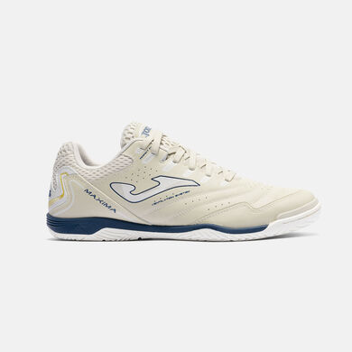 Zapatillas f&uacute;tbol sala Maxima 26 indoor beige