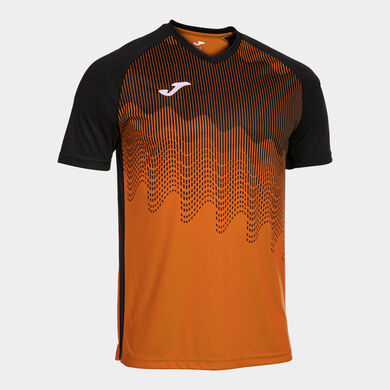 Camiseta manga corta hombre Tiger VI naranja negro