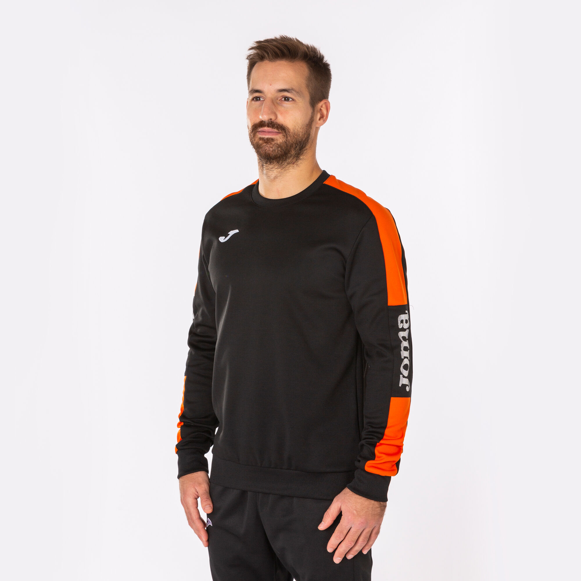 Sweatshirt man Championship IV black orange