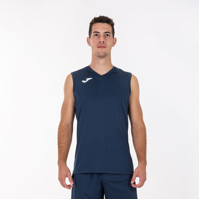 Sleeveless t-shirt man Combi navy blue