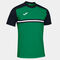 T-shirt manga curta homem Hispa IV verde preto