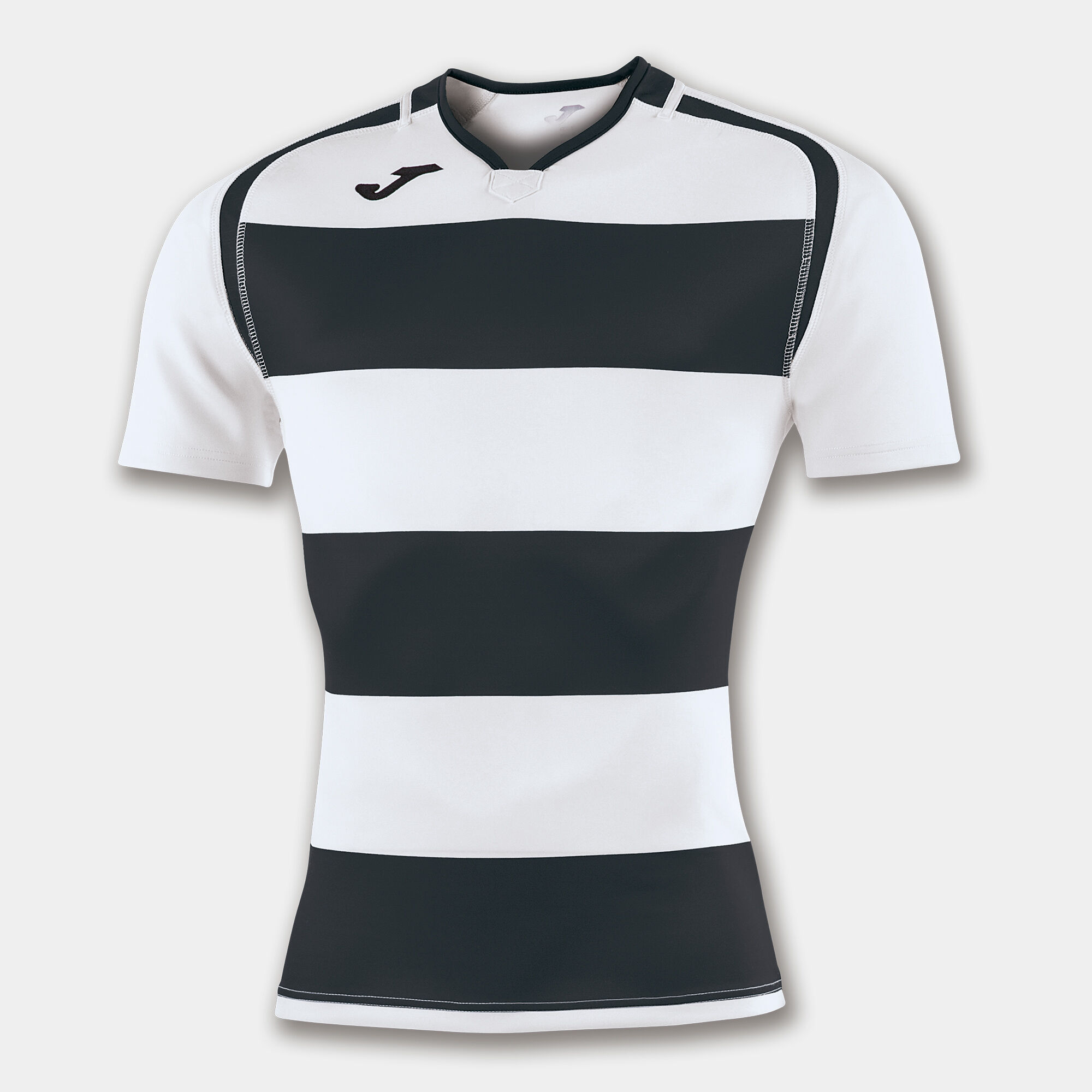 Maillot manches courtes homme Prorugby II noir blanc