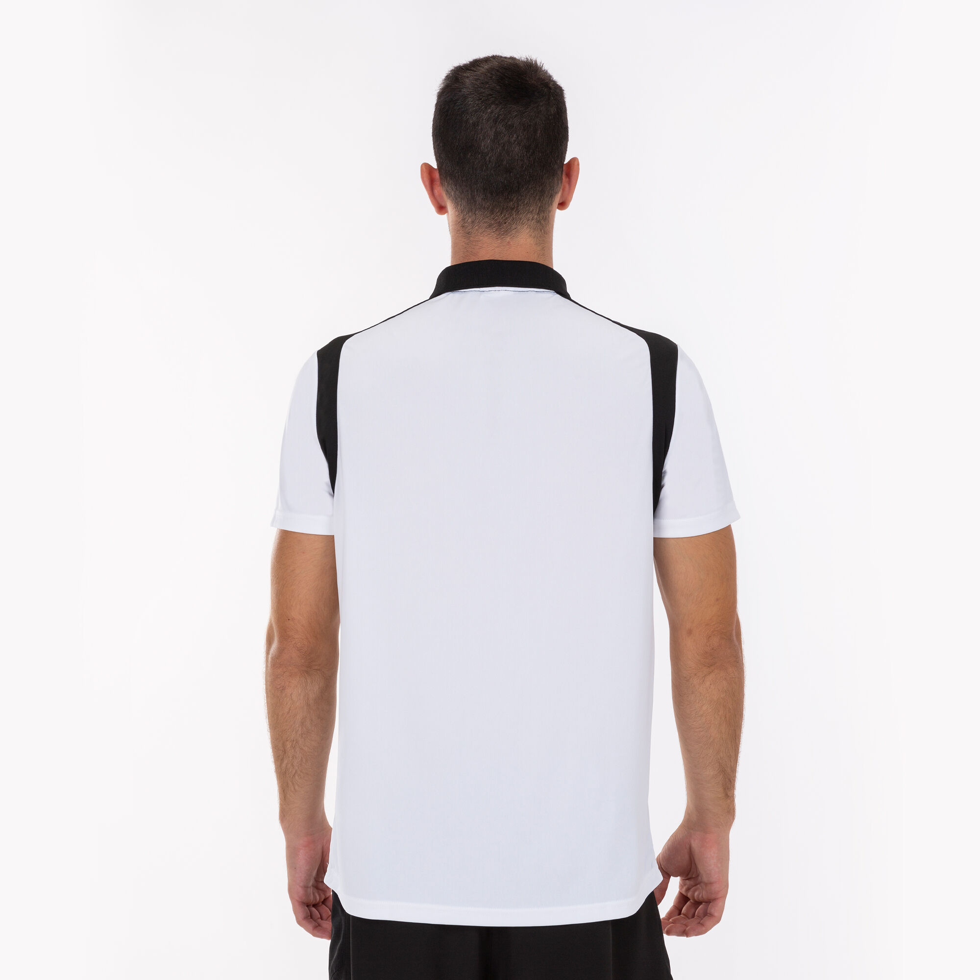 Polo shirt short-sleeve man Championship V white black