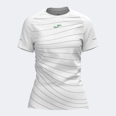 T-shirt manga curta mulher R-Night  branco