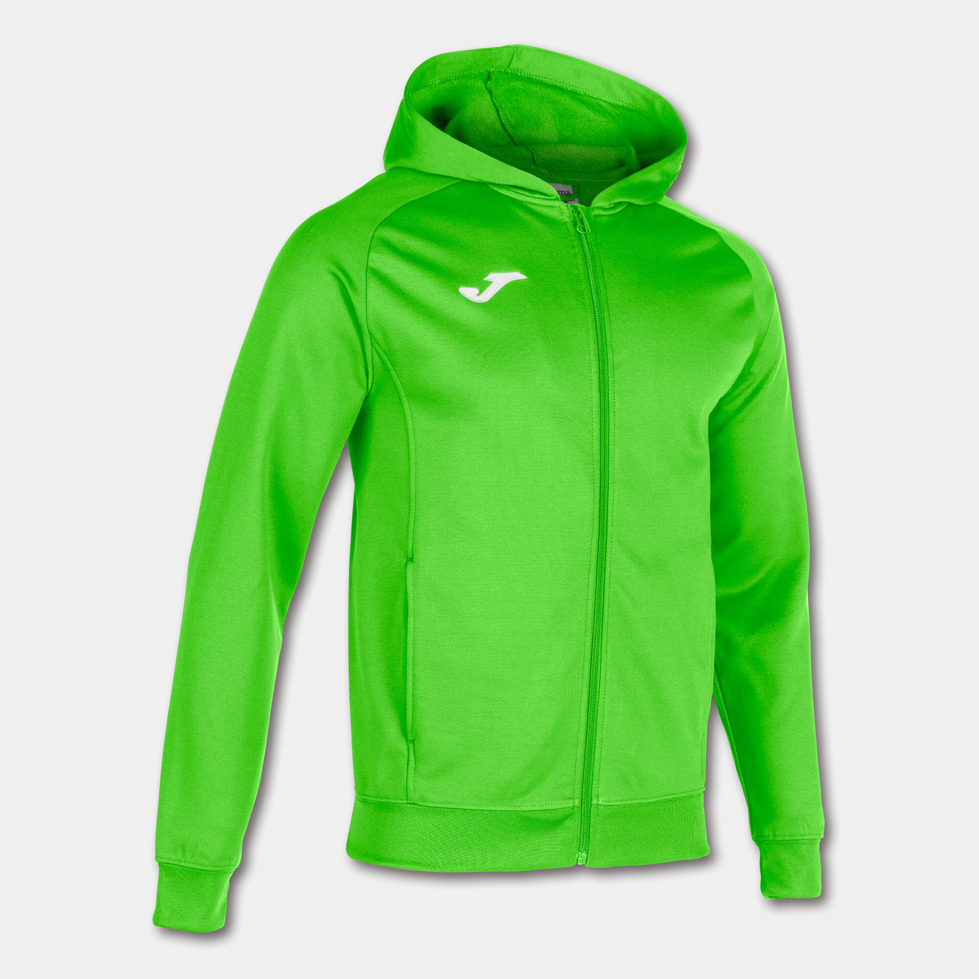 Giacca con cappuccio uomo Menfis verde fluorescente