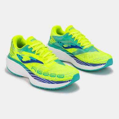 Zapatillas running R.6000 26 hombre amarillo fl&uacute;or