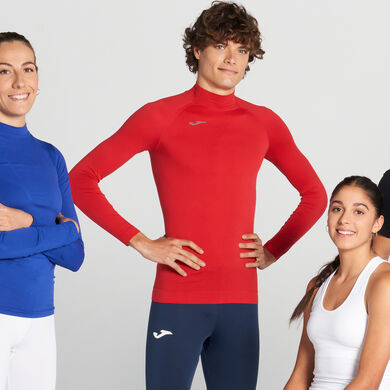 Tricou cu mânecă lungă unisex Brama Classic roșu