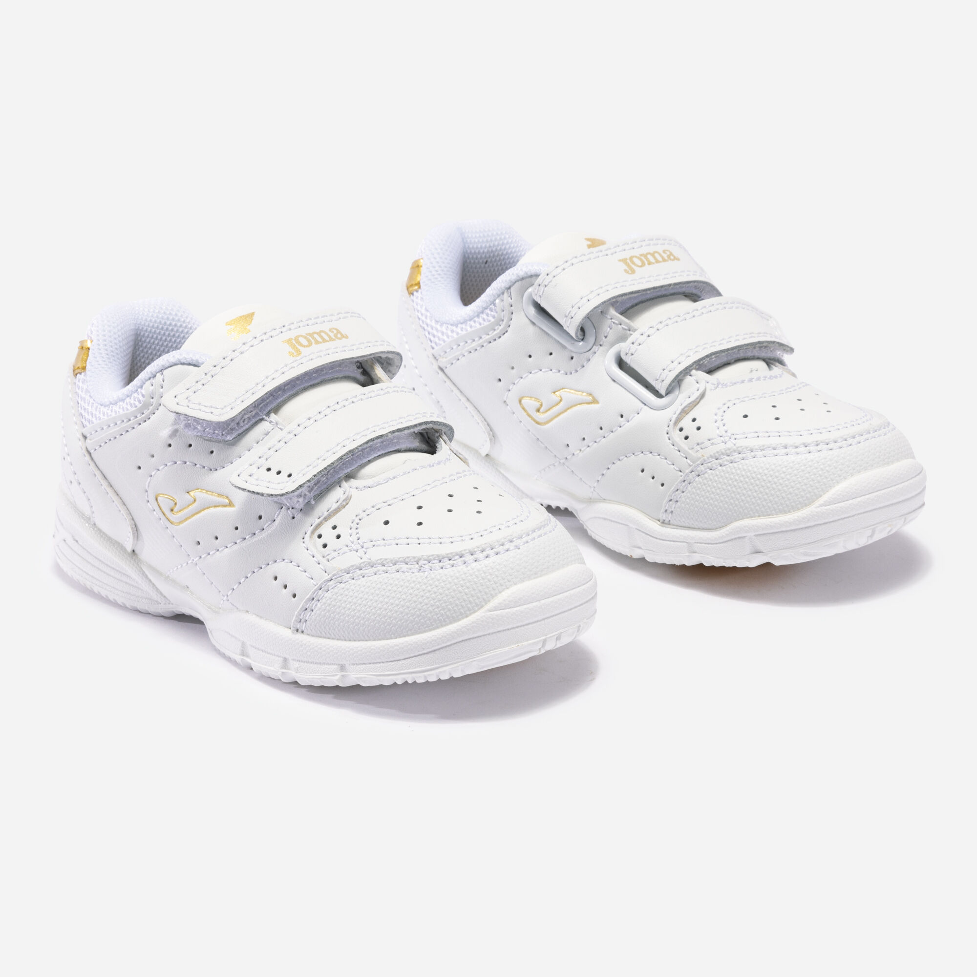 Chaussures casual School 22 junior blanc or