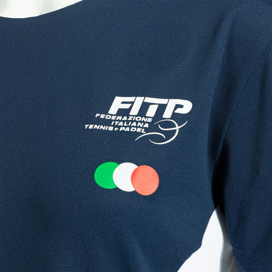CAMISETA MANGA CORTA MUJER COMP. OFI. FED. ITALIA TENIS Y PADEL