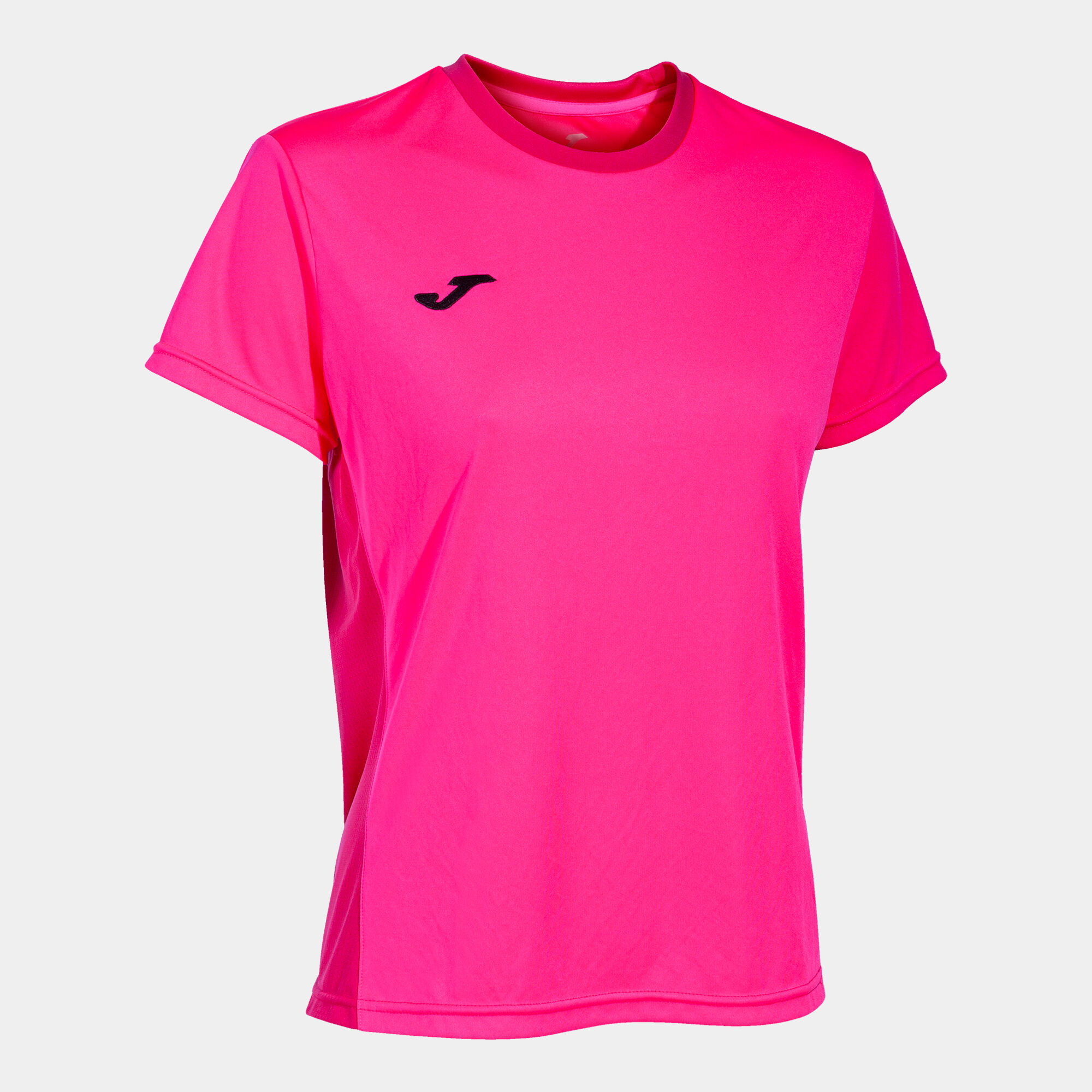 T-shirt manga curta mulher Winner II rosa fluorescente