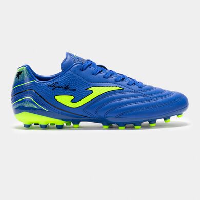 Botas fútbol Aguila 24 césped artificial AG royal amarillo