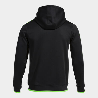 Veste à capuche homme Olimpiada noir vert fluo