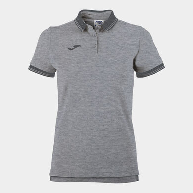 Kurzarm-poloshirt frau Bali II grau