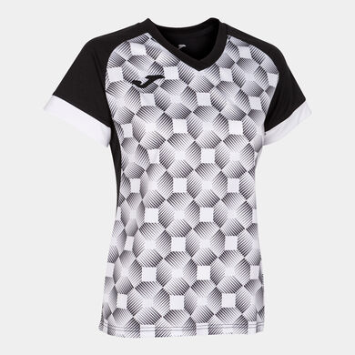 Shirt short sleeve woman Supernova III black white