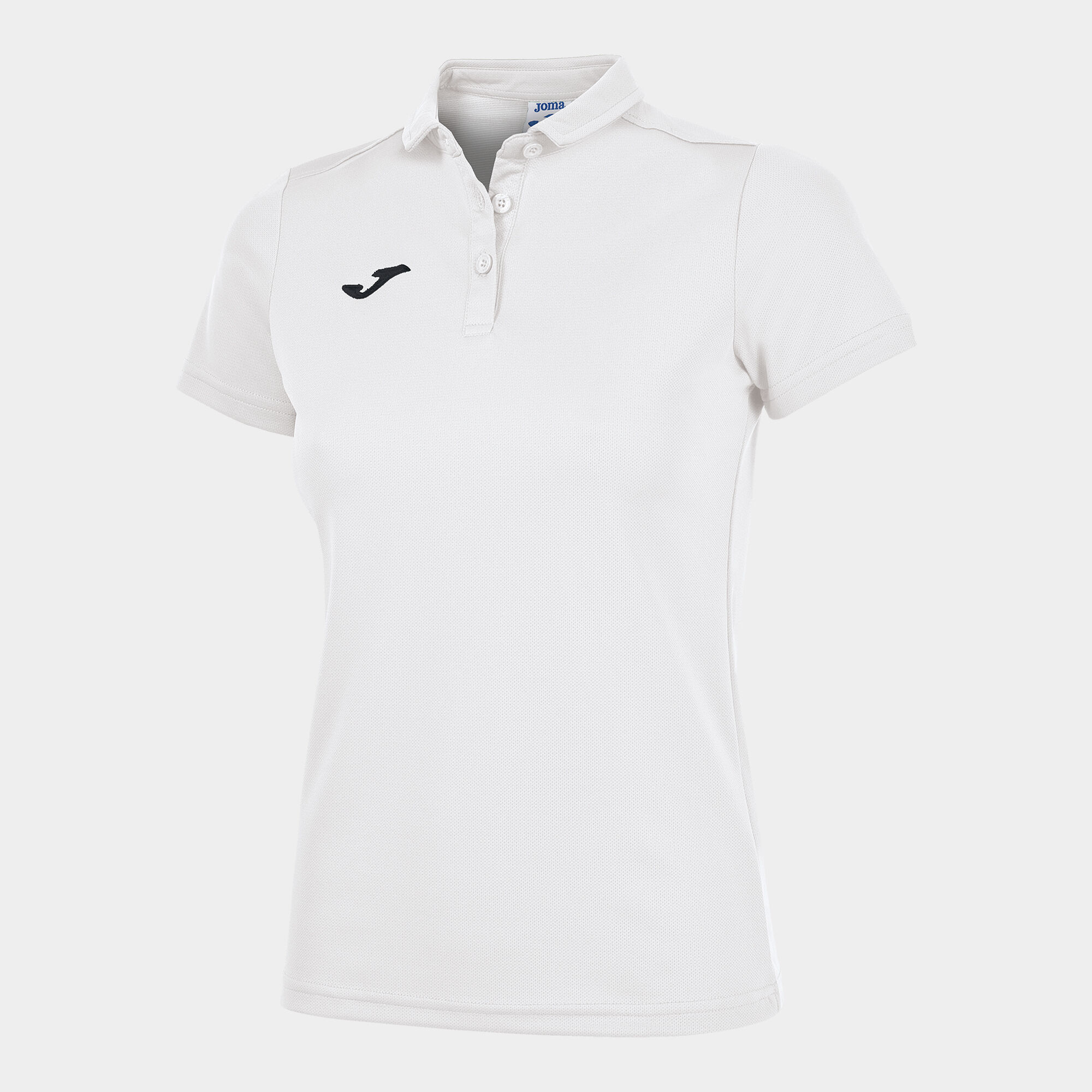 Polo shirt short-sleeve woman Hobby white