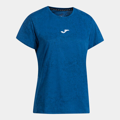 Kurzarmshirt frau Challenge blau