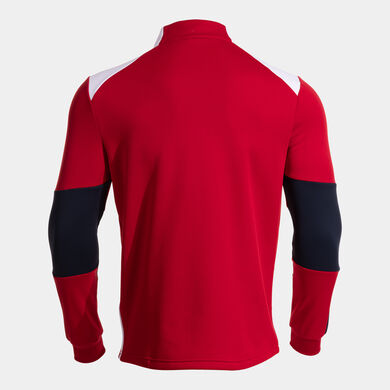 Sudadera hombre Danubio rojo blanco