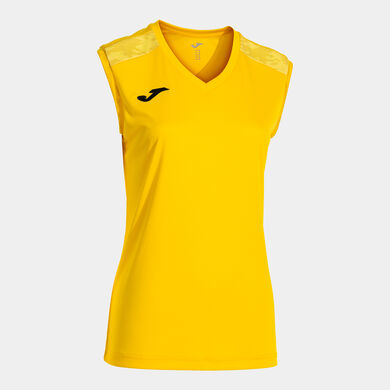Sleeveless t-shirt woman Championship VIII yellow