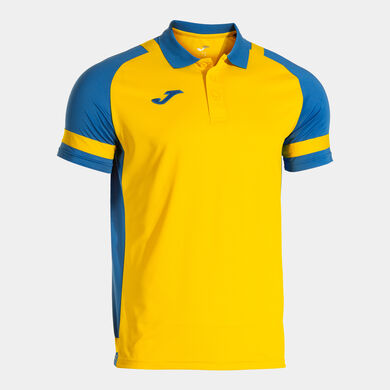 Polo m/c uomo Lider giallo blu reale